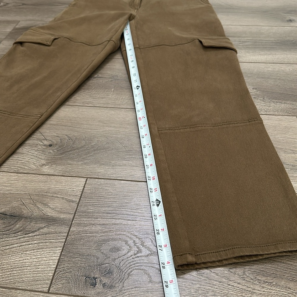 Wilfred Free Aritzia Meave Cargo Mid Rise Straight Ankle Pants Brown Size‎ 0 - Picture 11 of 14